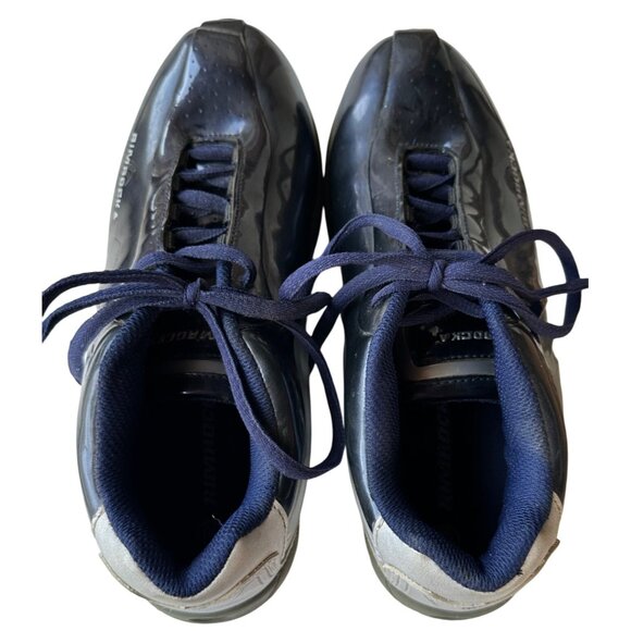 RIMROCKA Brand Metallic Blue Silver Men's Casual Sneakers Size 10 - Picture 4 of 13